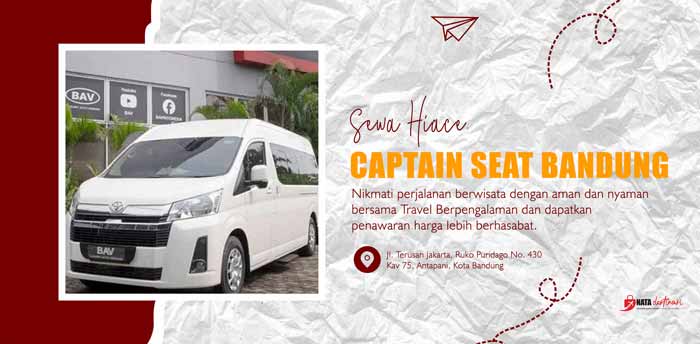 Sewa Hiace Captain Seat Bandung